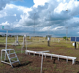 Поздравление начальника Департамента Росгидромета по СФО с юбилеем метеорологической станции Камень-на-Оби