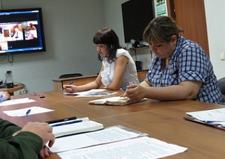 Заседание штаба по координации деятельности по тушению лесных пожаров в Сибирском федеральном округе