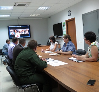 Заседание штаба по координации деятельности по тушению лесных пожаров в Сибирском федеральном округе
